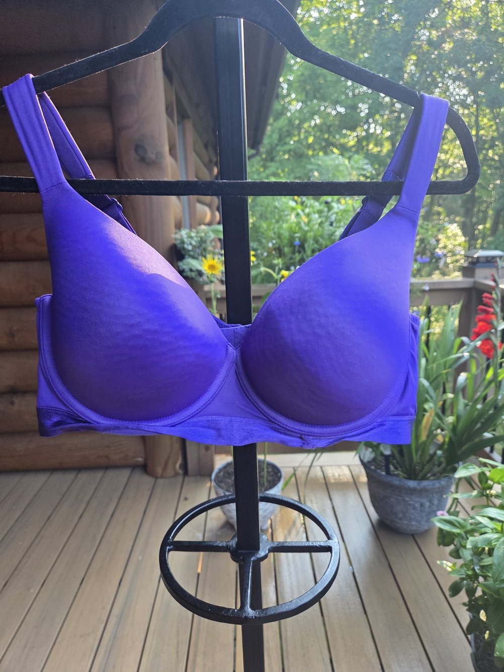 Ambrielle Purple Smooth T-Shirt Bra